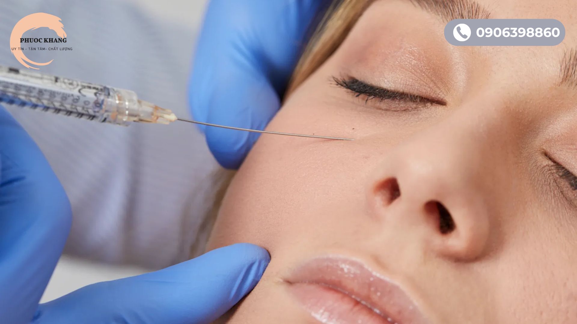 Dùng Kim Cannula tiêm mắt