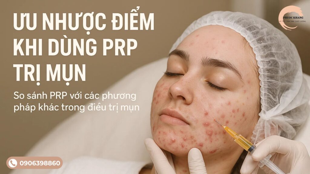 Cấy PRP trị mụn