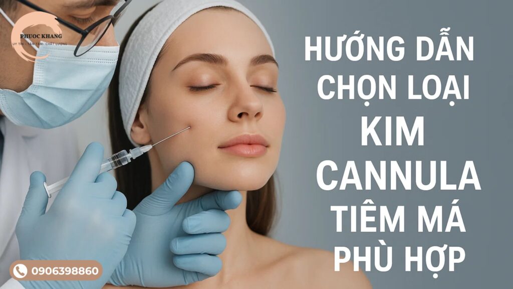 Hướng dẫn chọn Kim Cannula tiêm má
