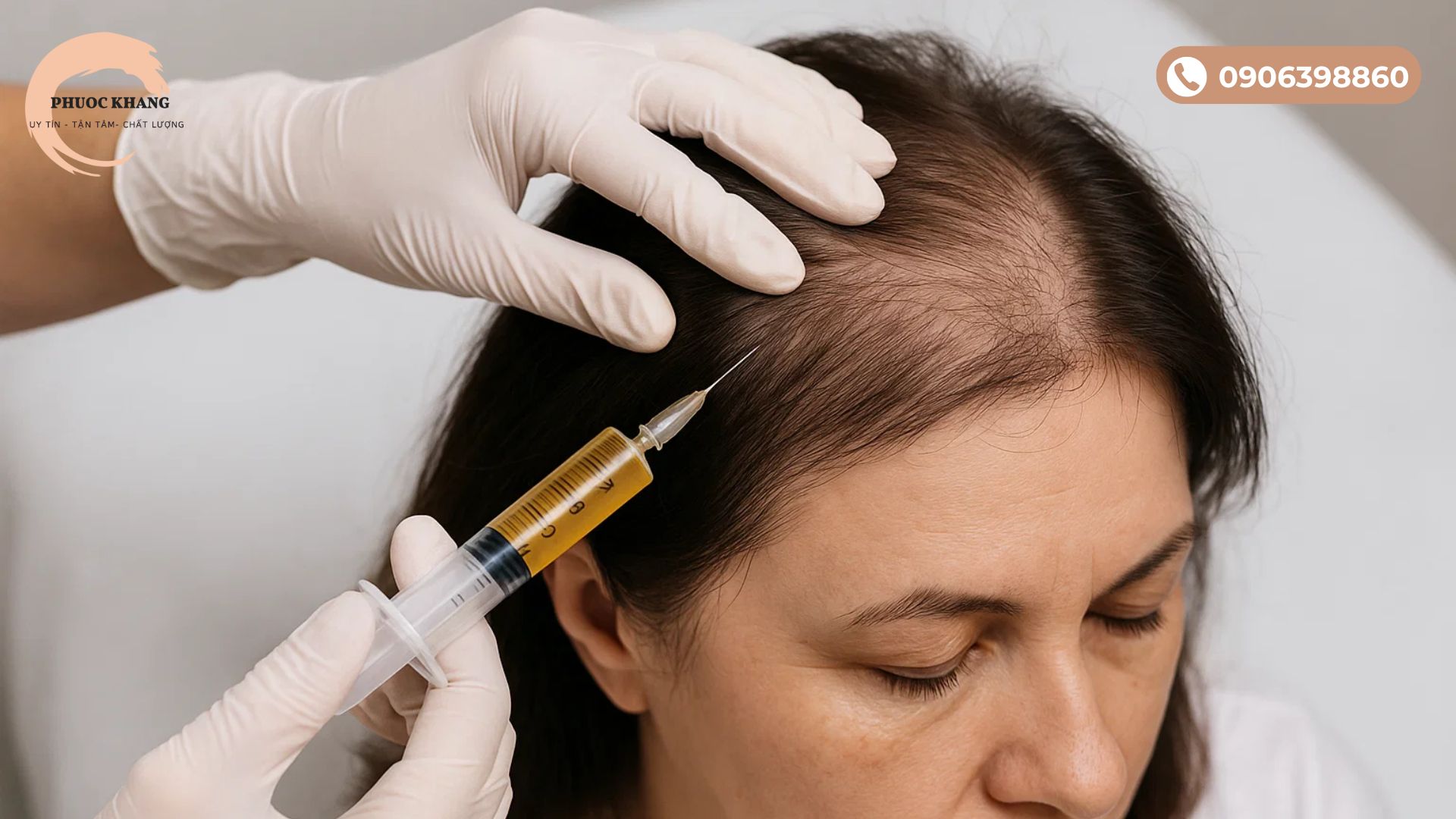 Tiêm PRP trị rụng tóc