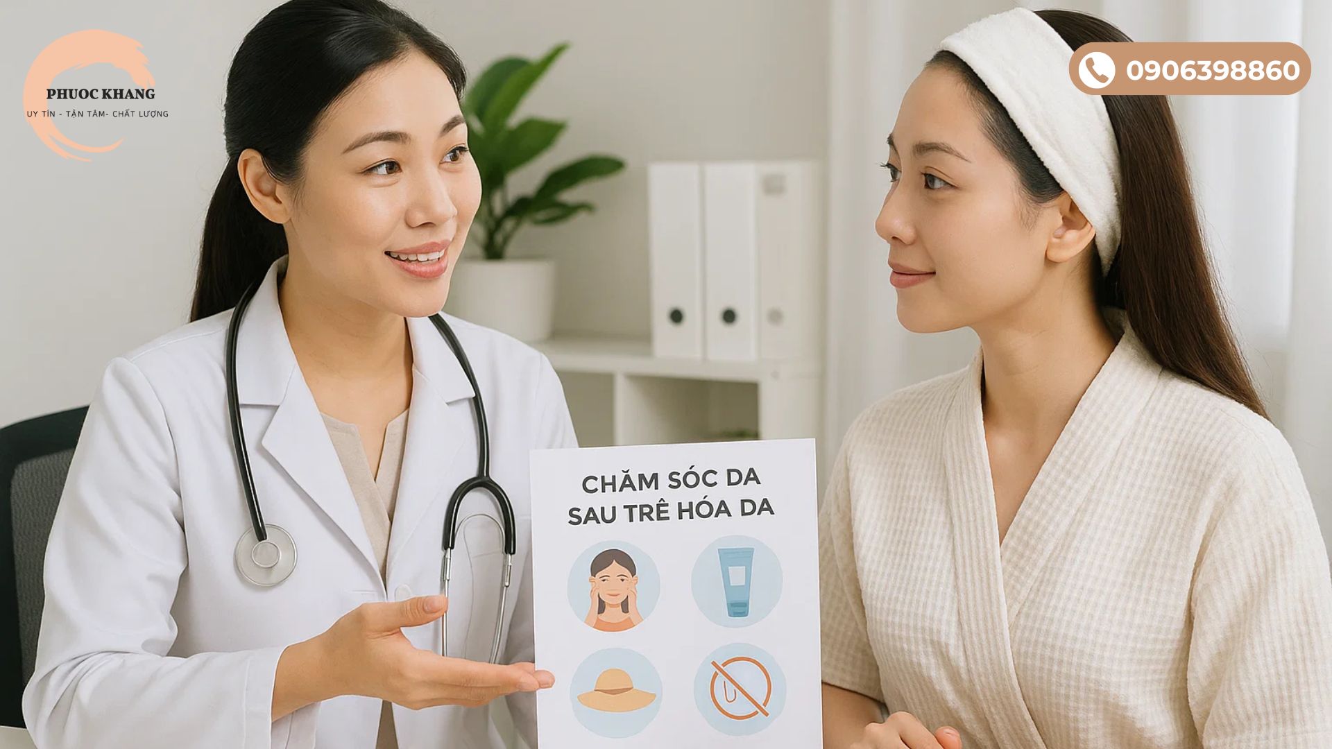 Hướng dẫn khách hàng chăm sóc sau khi thực hiện liệu trình PRP