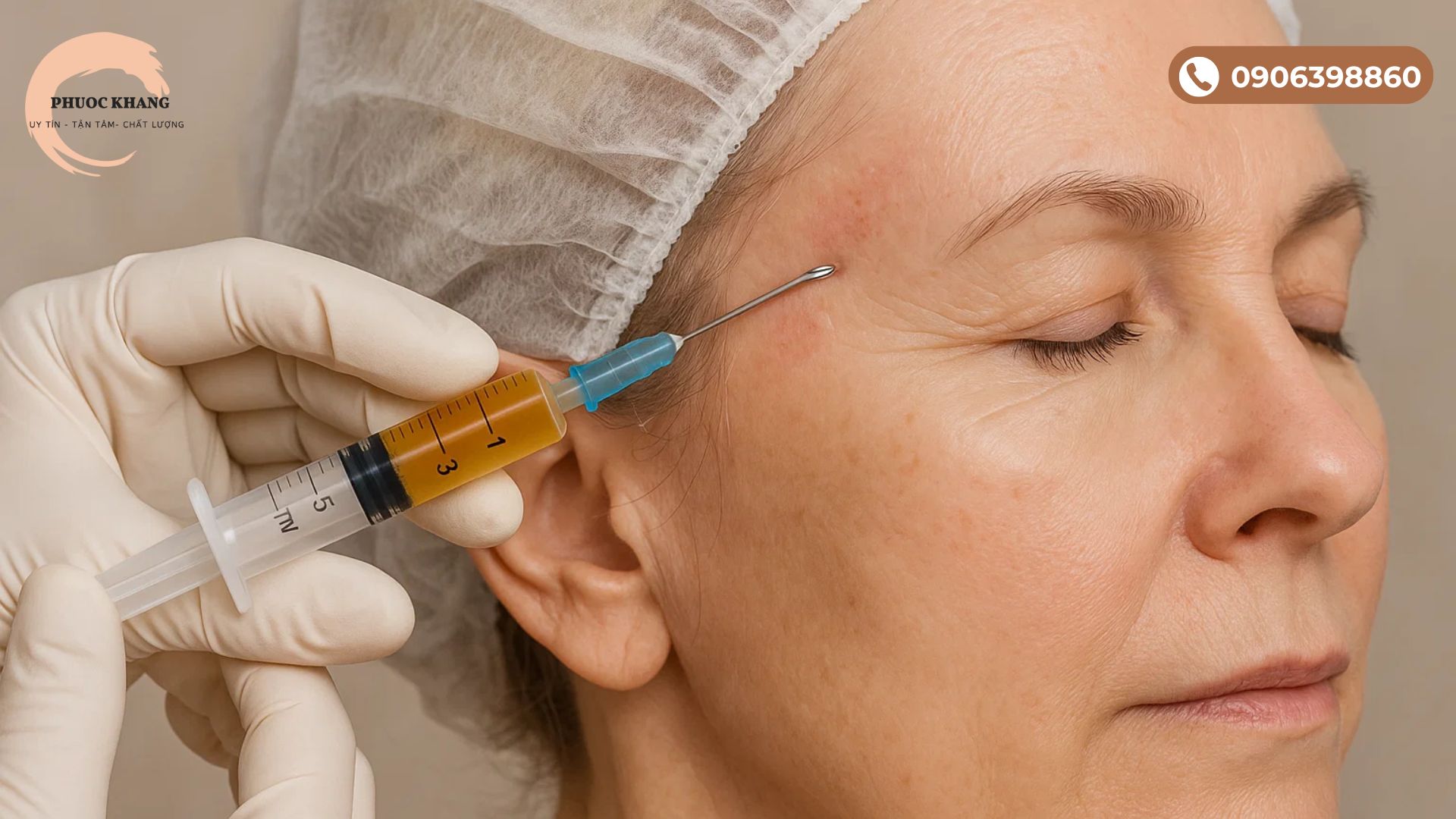 Cách tiêm PRP bằng kim cannula cho vùng da nhạy cảm