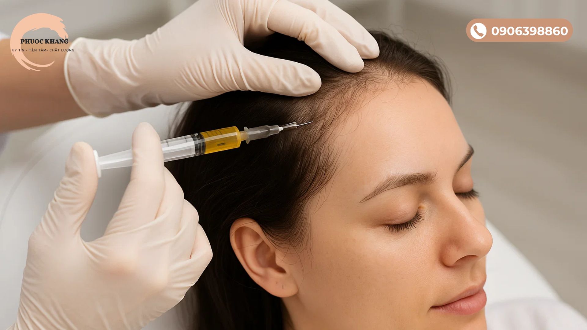 Tiêm PRP trong điều trị rụng tóc