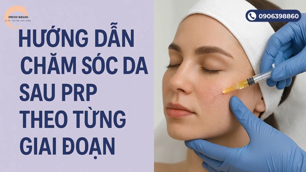 Chăm sóc da sau PRP