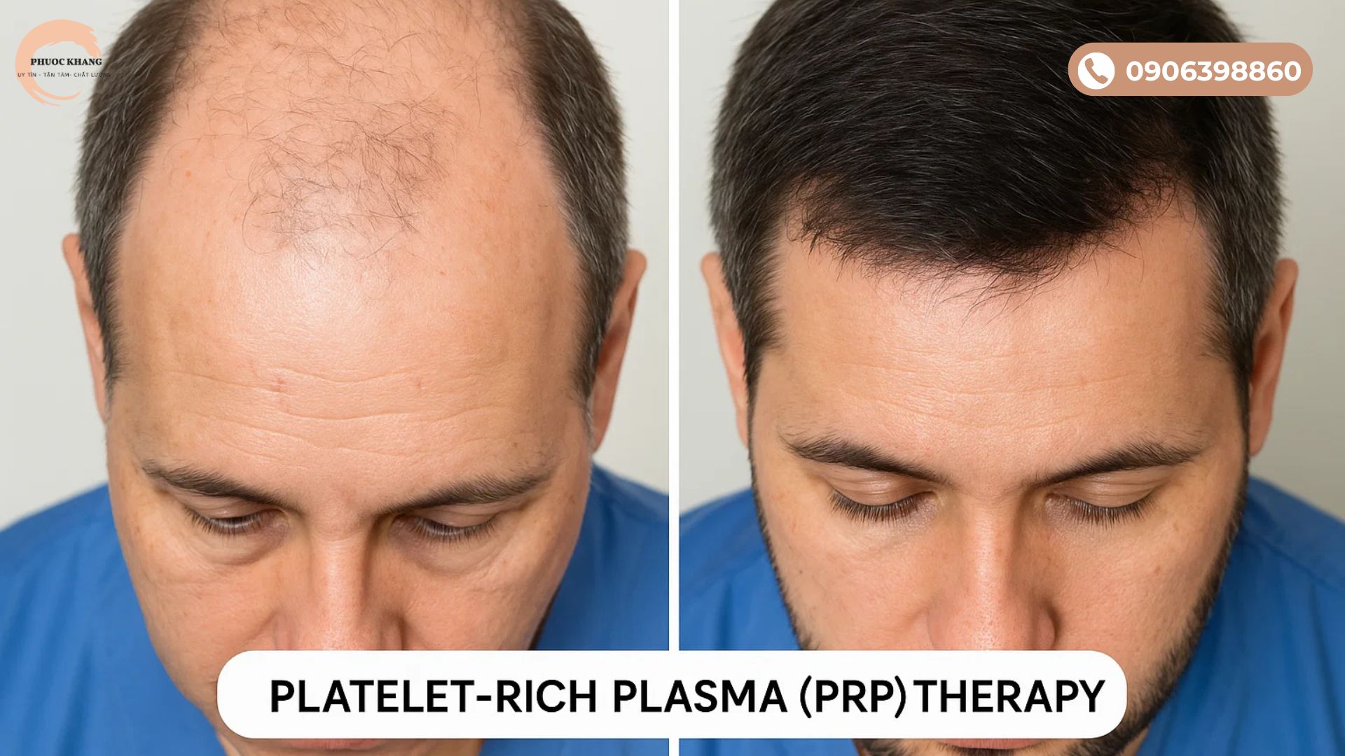 Có hiệu quả trong việc tiêm PRP trị rụng tóc