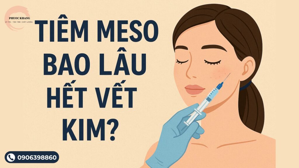 Tìm hiểu về Tiêm meso bao lâu hết vết kim?
