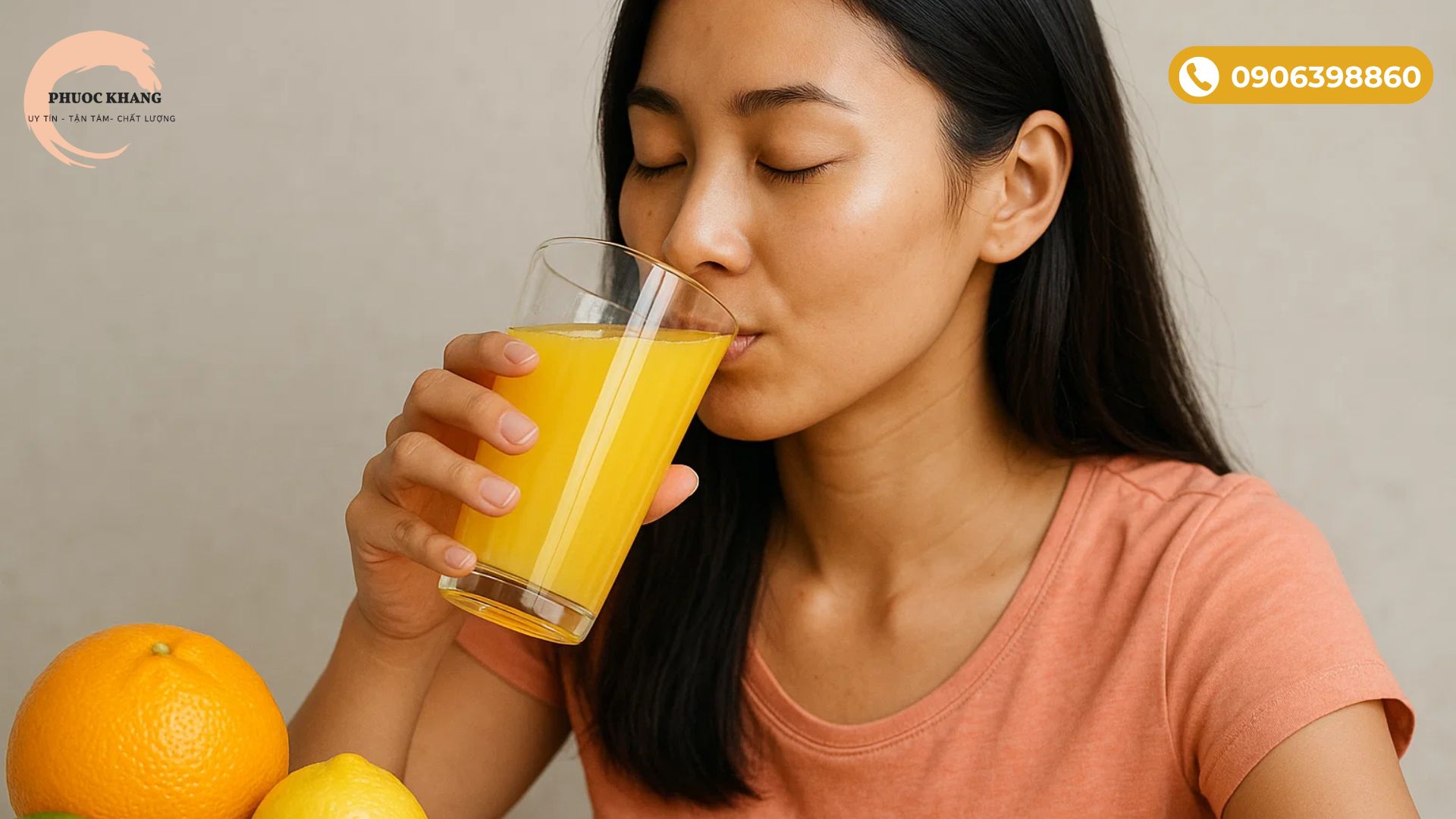 Uống nước vitamin hỗ trợ phục hồi nhanh