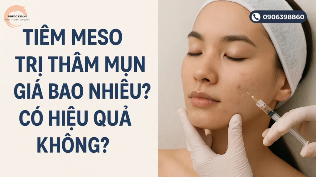 Tiêm meso trị thâm mụn