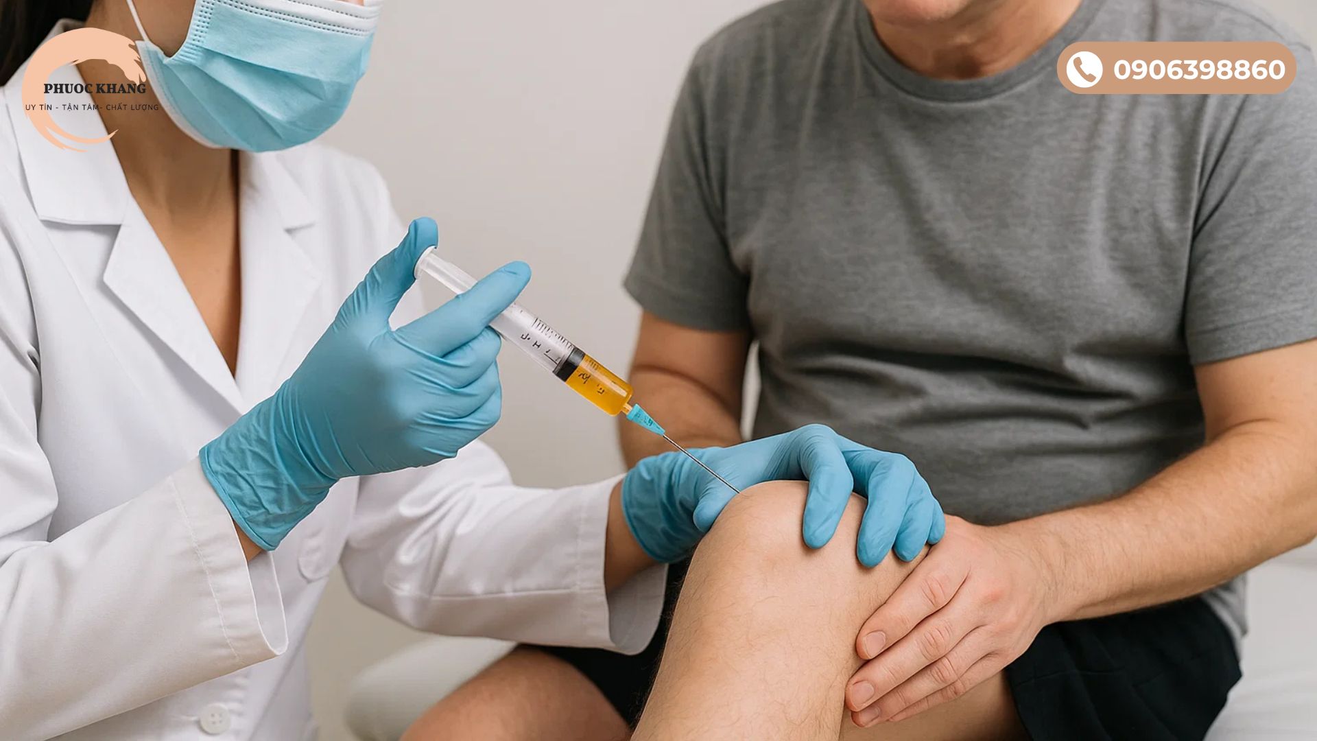 Tiêm PRP khớp gối có đau không?