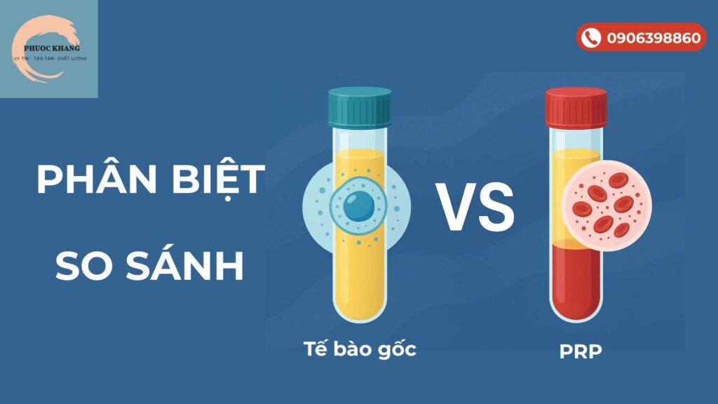 Phân biệt tế bào gốc và PRP