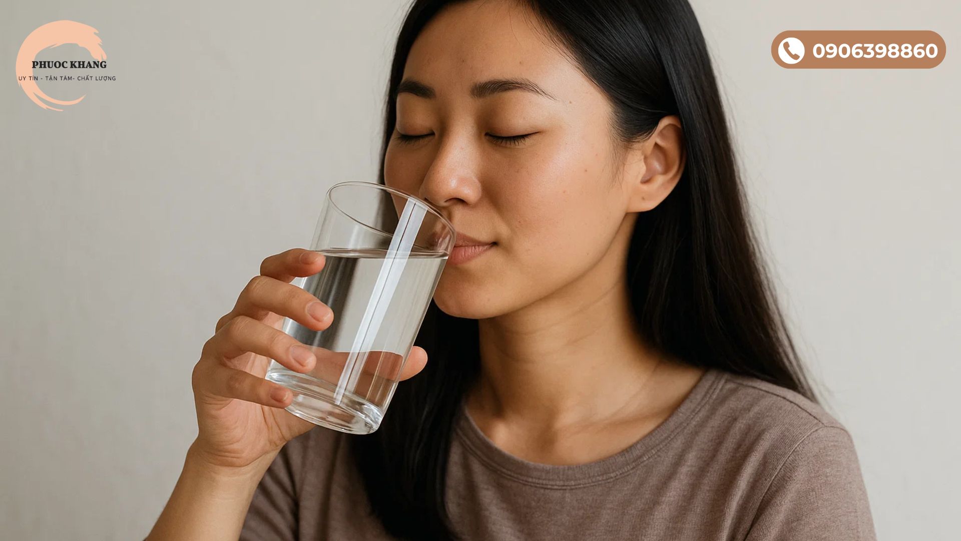 Uống nhiều nước giúp giảm sưng sau tiêm meso