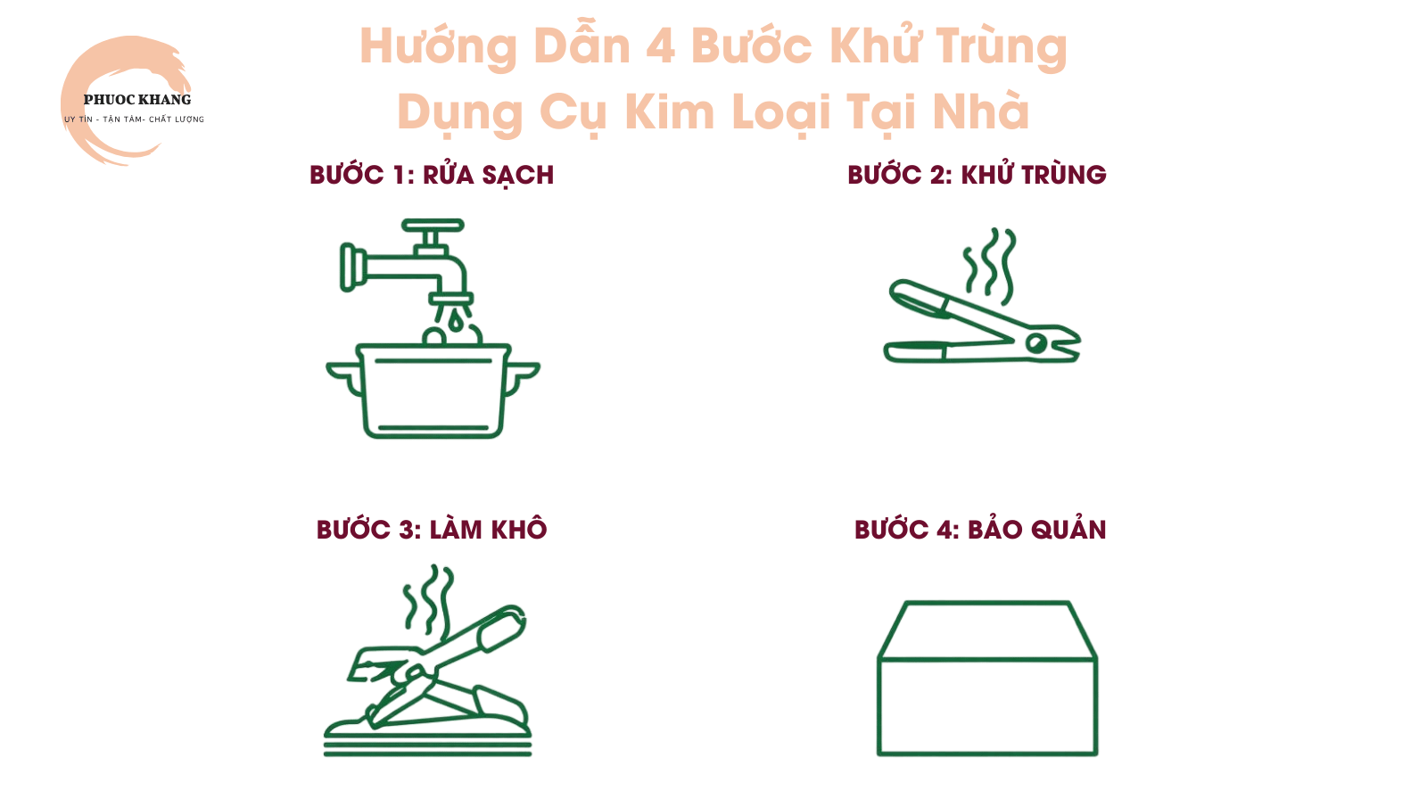 Cách khử trùng dụng cụ y tế tại nhà