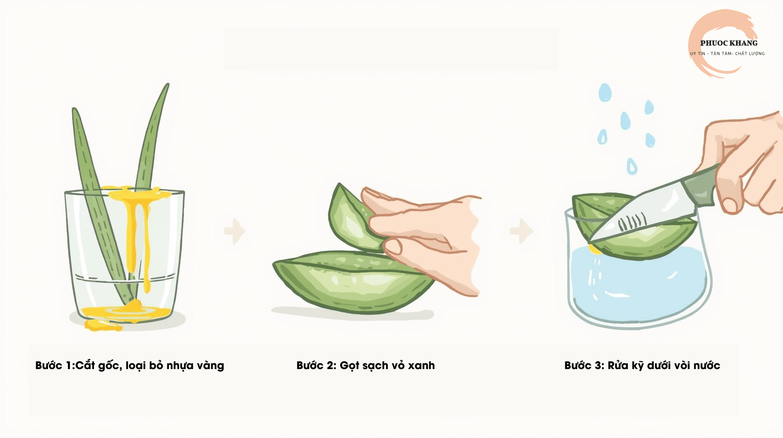 Hướng dẫn 3 bước sơ chế để làm đẹp da mặt bằng nha dam, loại bỏ nhựa gây ngứa.