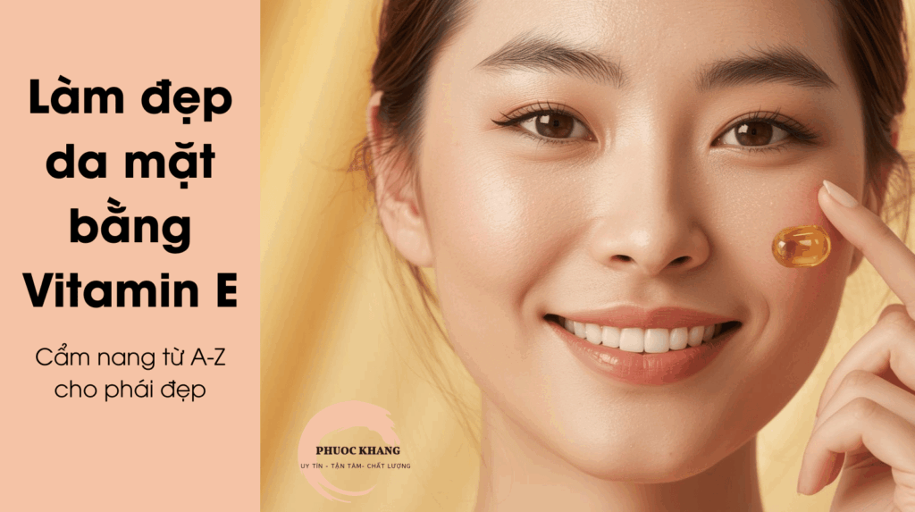 cẩm nang hướng dẫn làm đẹp da mặt bằng Vitamin E cho phụ nữ.