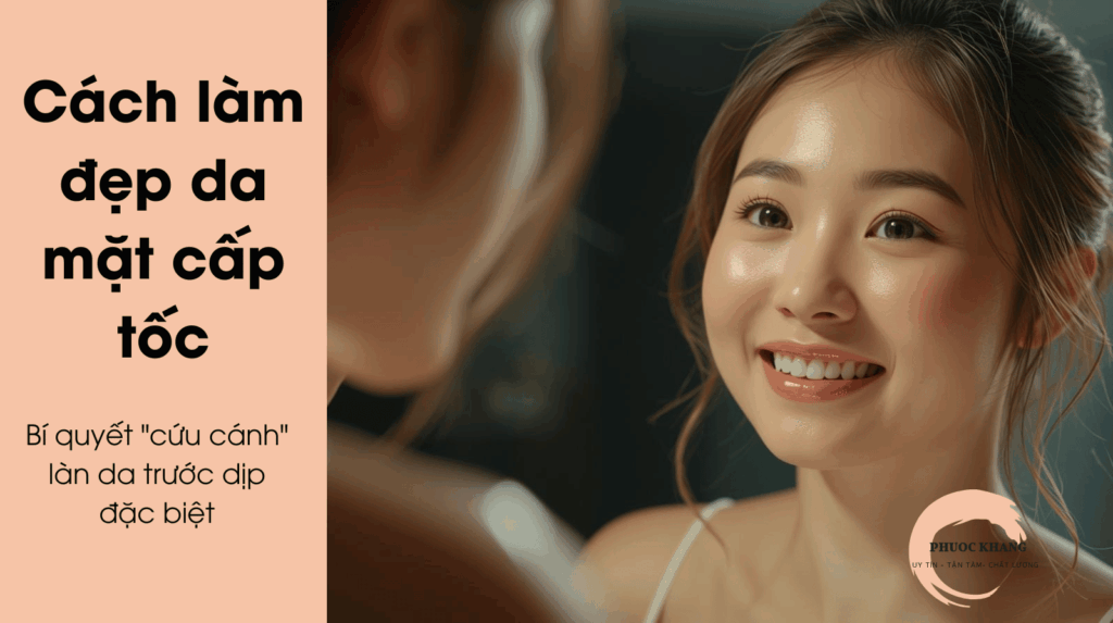 hướng dẫn các cách làm đẹp da mặt cấp tốc trước sự kiện quan trọng