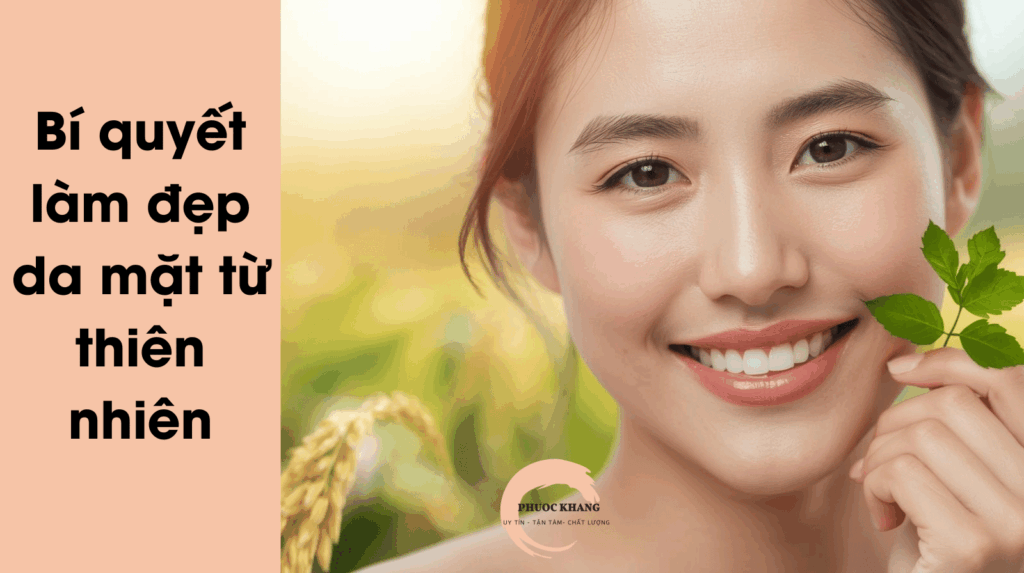 hướng dẫn cách làm đẹp da mặt bằng lá tía tô và các nguyên liệu tự nhiên.